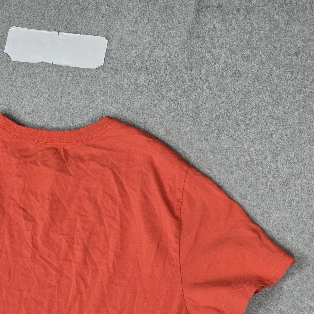 Polo Ralph Lauren Boys Shirt L/G (14-16) Orange Embroidered Logo Short Sleeve